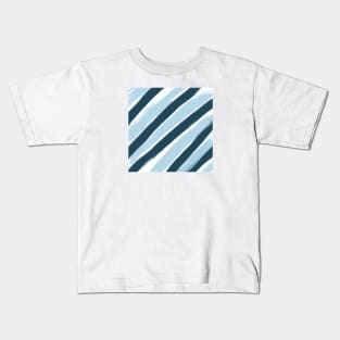 Abstract blue design Kids T-Shirt